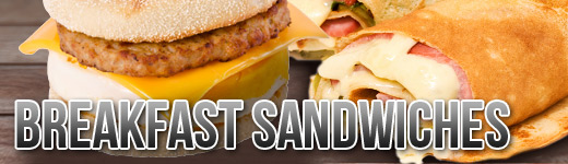 BREAKFAST SANDWICHES & HASHBROWNS image